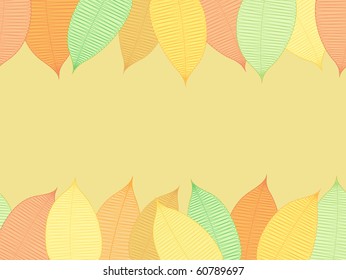 abstract background  with   leaflets