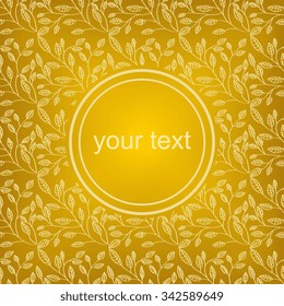 abstract background with leaves
