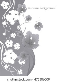 Abstract background with leaves