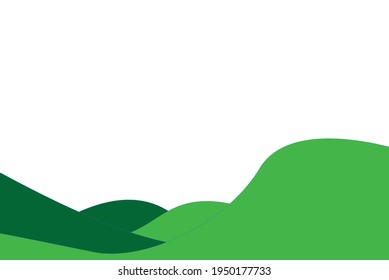 fondo abstracto con hojas y curva