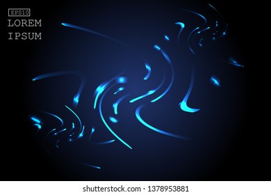 abstract background with led display and light