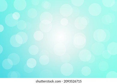 Abstract background. Light blue bokeh. vector illustration