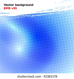 Abstract background light blue. Glow, brush stroke and dent. Vector illustration