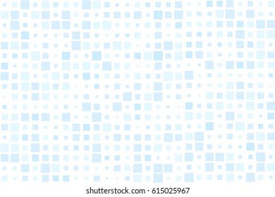 Abstract background with light blue squares different size. Vector illustration for sites, wallpaper, backspace, presentation