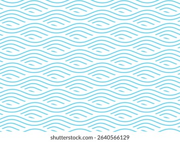 Abstract background with light blue waves