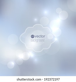 Abstract background with light and bright spots. 
