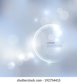 Abstract background with light and bright spots. 