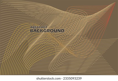 Fondo abstracto de líneas marrón claro y marrón oscuro