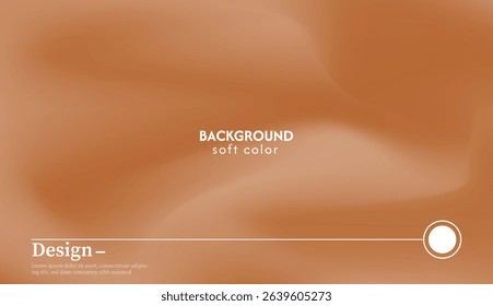 Abstract background with light brown wave texture. Combination of light and dark. Minimalist pastel color design