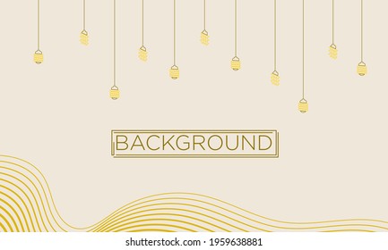 Abstract background with light bulb and halftone decorations.