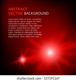 Abstract background with light for business presentation. EPS 10.