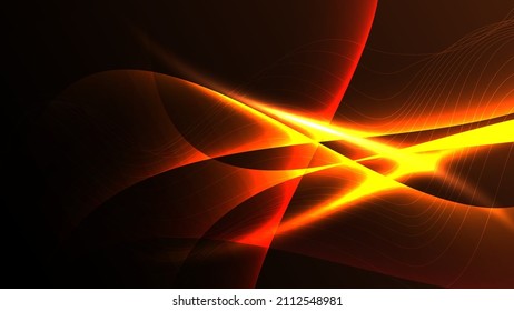 Abstract background light curved lines vector illustration.