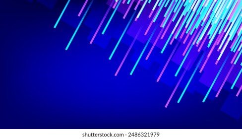 Abstract background. Light effect. Technology innovation, information-technology, digital-technology. For cover, poster, banner. Vector illustration EPS10