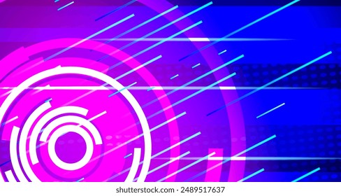 Abstract background. Light effect. Technology innovation, information-technology, digital-technology. For cover, poster, banner. Vector illustration EPS10