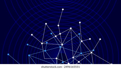 Abstract background. Light effect. Technology innovation, information-technology, digital-technology. For cover, poster, banner. Vector illustration EPS10