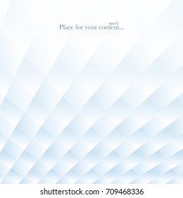 Abstract background with light geometric shapes. Smooth texture.