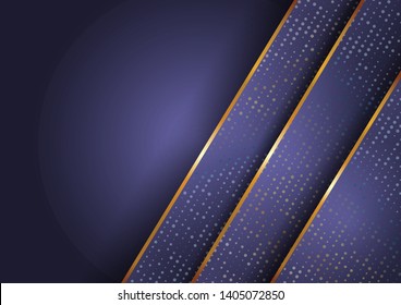 Abstract background with light gold color. Luxury concept background on dark space