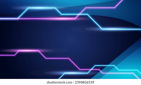 Abstract background of light lines moving with speed. Colourful dynamic motion. Technology velocity movement pattern for banner or poster design. Vector illustration