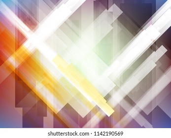 Abstract background with light rectangles