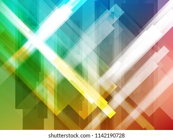 Abstract background with light rectangles