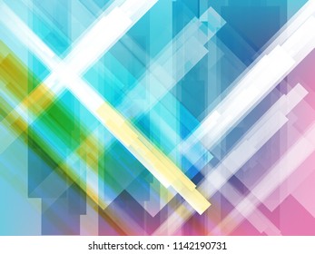 Abstract background with light rectangles