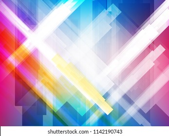 Abstract background with light rectangles