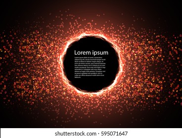 Abstract background. Light red colors at night. vector illustration
