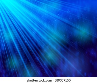 Abstract background light and shine bokeh deep blue, vector