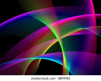 abstract background, light show, place for text