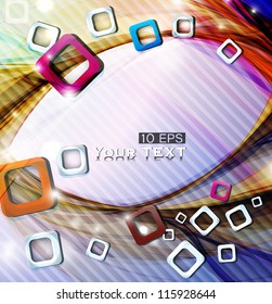 Fundo abstrato com efeito de iluminação. Vetor