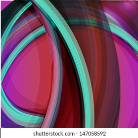Fondo abstracto con efecto de iluminación. Vector 