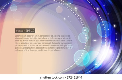 Abstract background with lighting effect. Vector 
