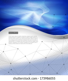 Abstract background with lighting effect. Vector 