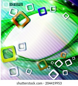 Abstract background with lighting effect. Vector 