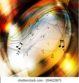 Abstract background with lighting effect. Vector 