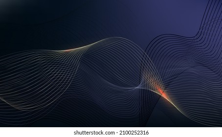 Abstract background with lighting effect. Vector 