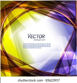 Abstract background with lighting effect. Vector