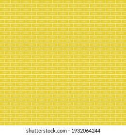 Abstract background with lighting in yellow brick wall, grey colorful background texture wallpaper pattern seamless in trendy vector and illustration
