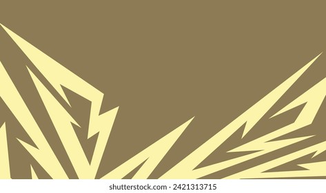 Abstract background lightning and arrow line pattern with copy space area