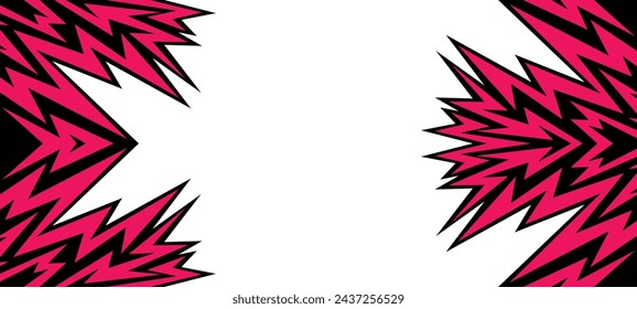 Abstract background lightning and arrow line pattern with some copy space area	
