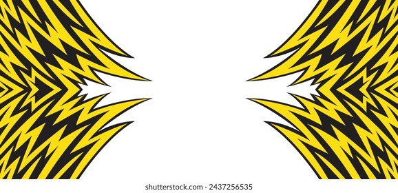 Abstract background lightning and arrow line pattern with some copy space area	
