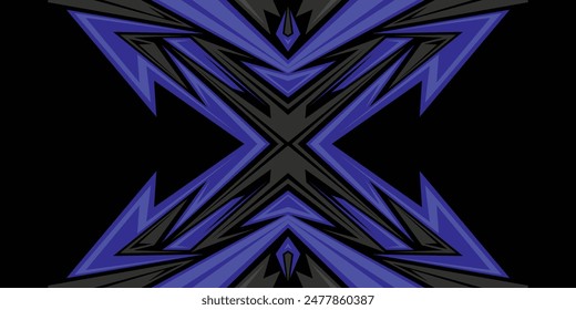 Abstract background lightning and arrow line pattern