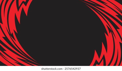 Abstract background lightning and arrow line pattern with some copy space area