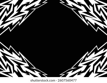 Abstract background lightning and arrow line pattern with some copy space