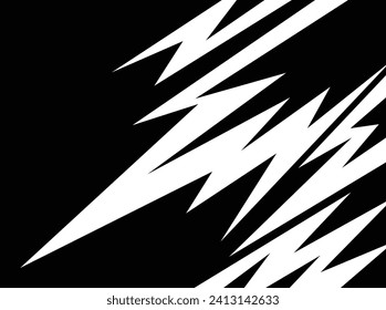 Abstract background with lightning arrow pattern