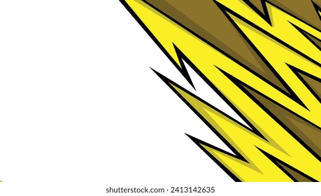 Abstract background with lightning arrow pattern