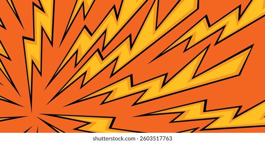 Abstract background with lightning pattern
