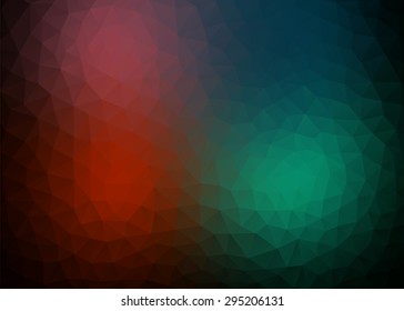 Abstract background with lights of different colors