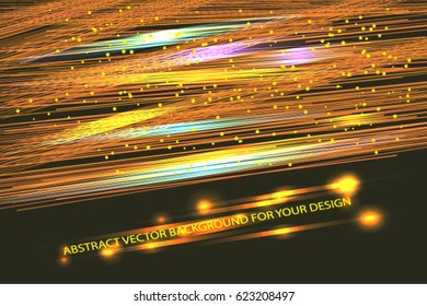 abstract background with lights lines