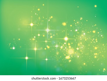 fondo abstracto con luces y estrellas